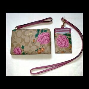 Coach Wristlet & ID Lanyard
